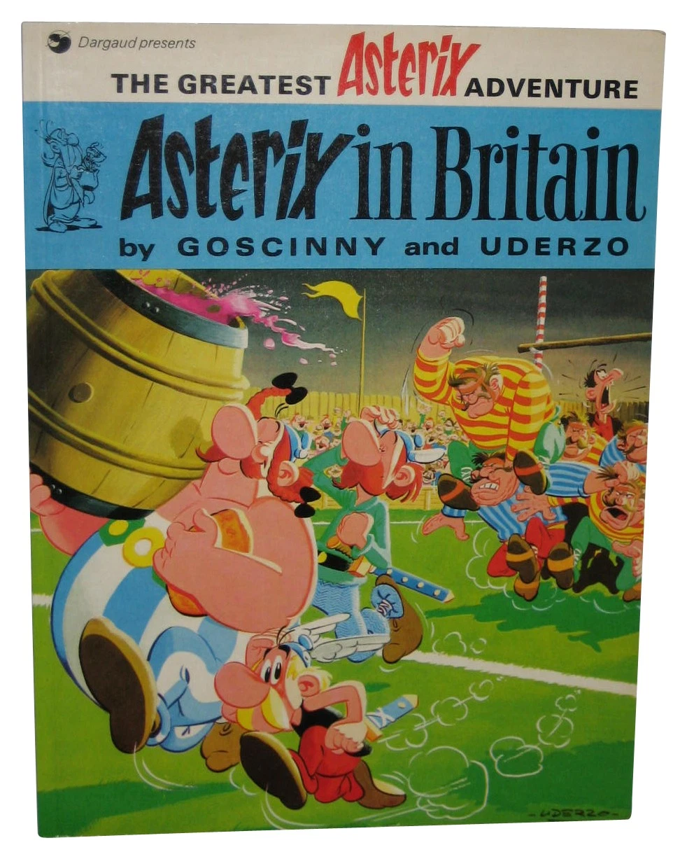 Asterix in Britain, an early English-language Asterix edition remembered from childhood.